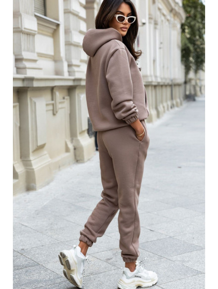 Survêtement femme moka LEISURE VIBE D31 MITARE 2