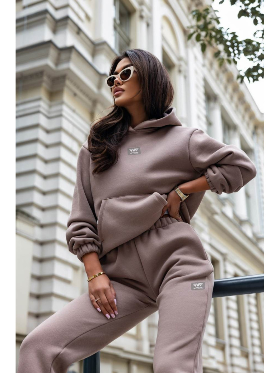 Survêtement femme moka LEISURE VIBE D31 MITARE