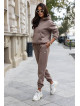 Survêtement femme moka LEISURE VIBE D31 MITARE