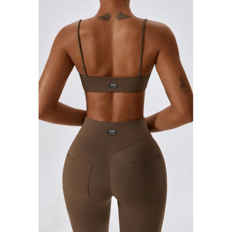 Pantalon gainant push up marron ZAPPY FLEXI K131 MITARE