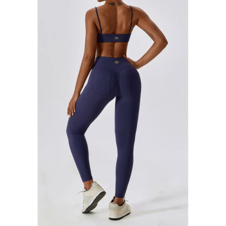 Pantalon gainant push up bleu marine ZAPPY FLEXI K131 MITARE