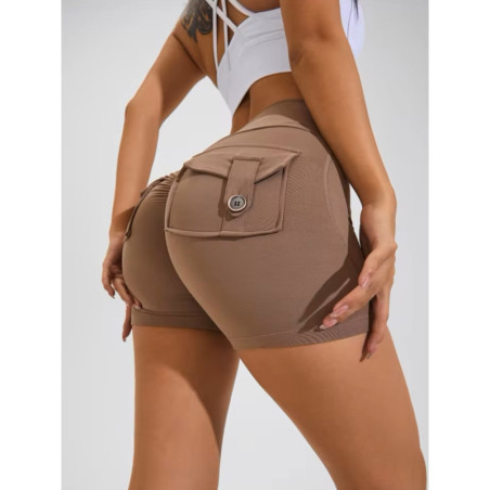 Short gainant push up femme brun ZAPPY TRENDY K133 MITARE