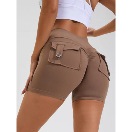 Short gainant push up femme brun ZAPPY TRENDY K133 MITARE