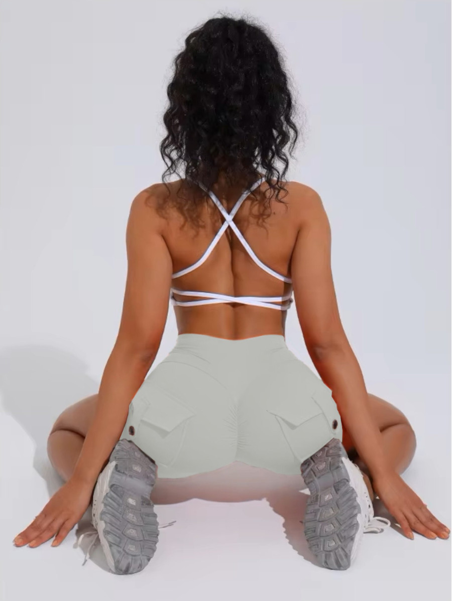 Short gainant push up femme gris clair ZAPPY TRENDY K133 MITARE