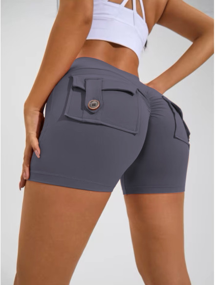 Short gainant push up femme gris ZAPPY TRENDY K133 MITARE