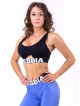 Soutien-gorge de sport sportif avec découpe N695 BLANC  NEBBIA