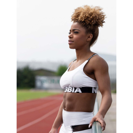 Soutien-gorge de sport Airy Straps N693 BLANC NEBBIA