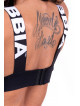 Soutien-gorge de sport lacé N694 NOIR NEBBIA