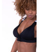Soutien-gorge de sport lacé N694 NOIR NEBBIA