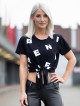 Chemise liée Lettres N680 NOIR NEBBIA