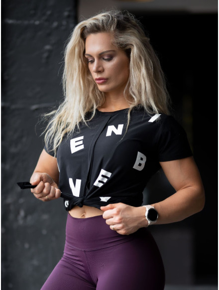 Chemise liée Lettres N680 NOIR NEBBIA