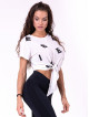 Chemise liée Lettres N680 BLANC NEBBIA