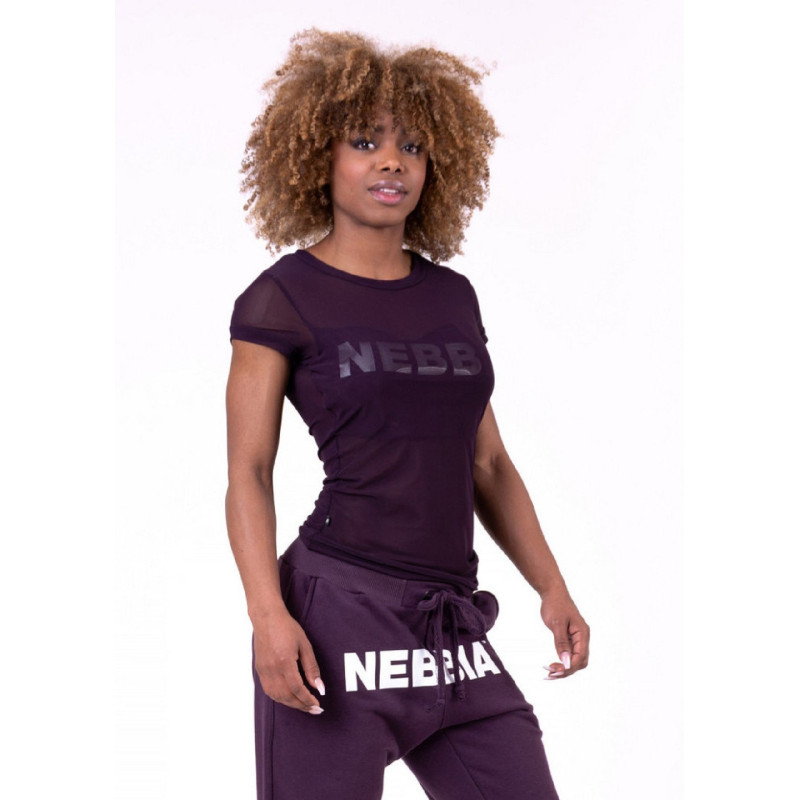 T-shirt Flash-Mesh N665 BORDEAU NEBBIA