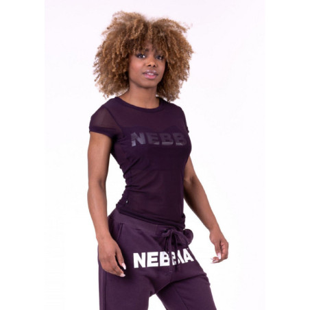 T-shirt Flash-Mesh N665 BORDEAU NEBBIA