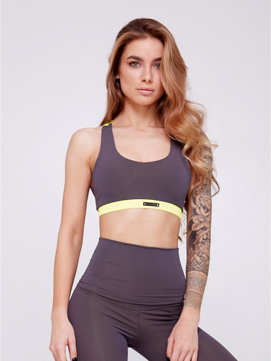 Soutien-gorge de sport CUTE K075 jaune MITARE