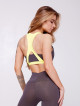 Soutien-gorge de sport CUTE K075 jaune MITARE