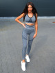 Soutien-gorge sans couture SLIM PUSH UP K079 gris foncé MITARE