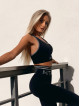 Soutien-gorge sans couture SLIM PUSH UP K079 noir MITARE