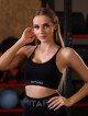Brassière de sport SENSUAL K021 noir MITARE