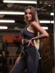 Brassière de sport LOVELY K005 grigio/nero MITARE