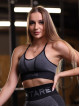 Brassière de sport LOVELY K005 grigio/nero MITARE