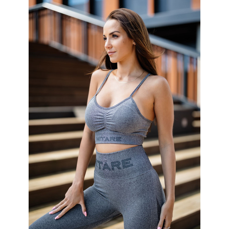 Soutien-gorge sans couture LOVELY K002 gris foncé MITARE