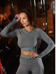 Top court sans couture PUSH UP MAX K084 gris foncé MITARE
