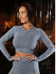 Top court sans couture PUSH UP MAX K084 gris foncé MITARE