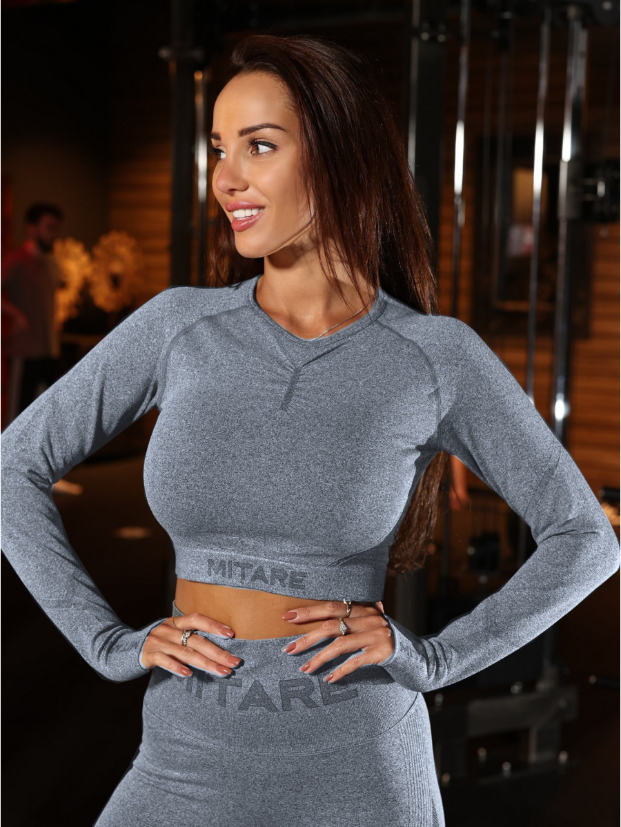 Legging sans couture PUSH UP MAX K001 gris foncé MITARE