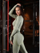 Top court sans couture PUSH UP MAX K084 armée verte MITARE