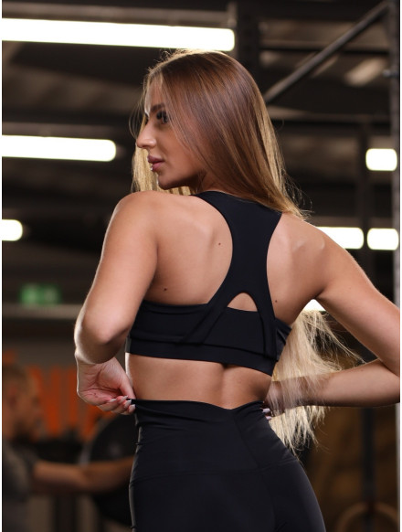 Soutien-gorge de sport BASIC K027 noir MITARE 2