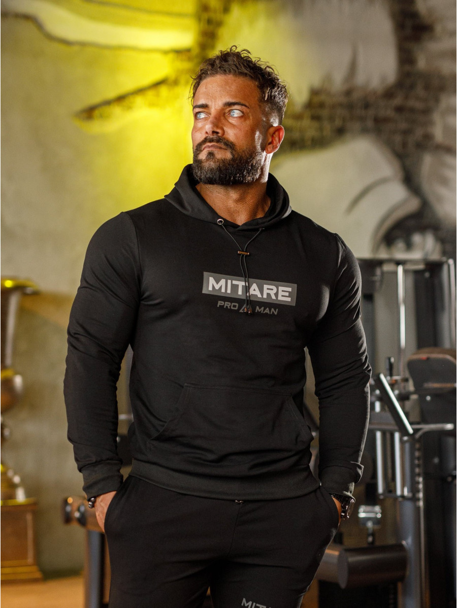 Sweat à capuche K103 noir MITARE PRO MAN