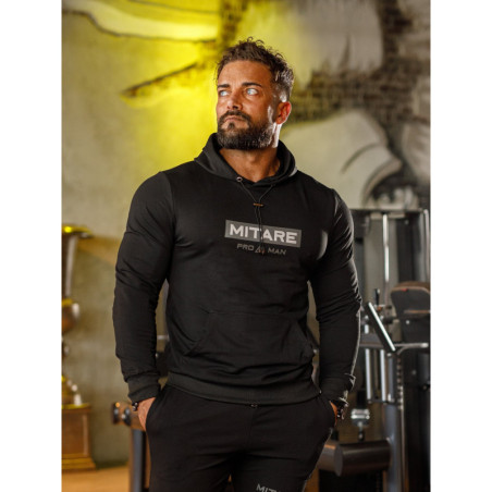 Sweat à capuche K103 noir MITARE PRO MAN