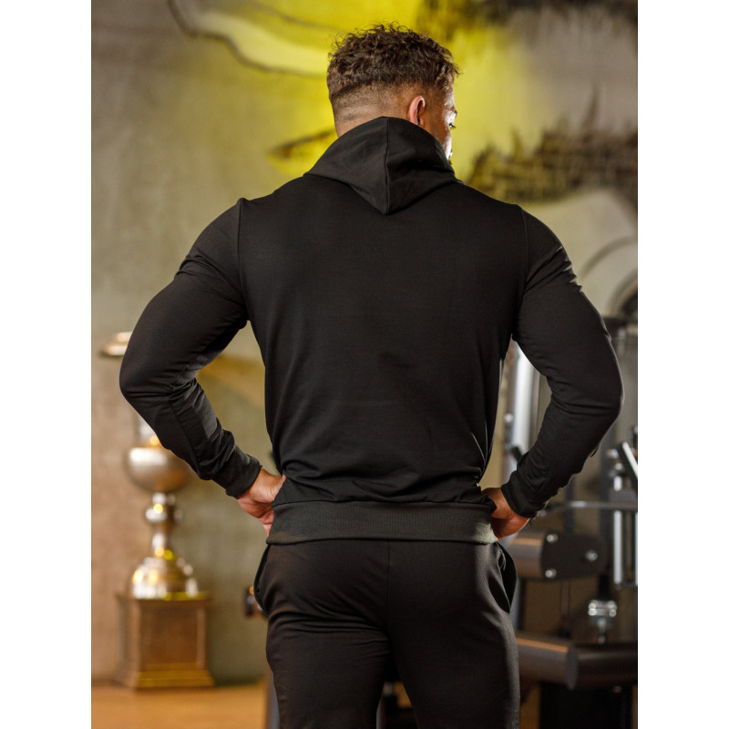 Sweat à capuche K103 noir MITARE PRO MAN