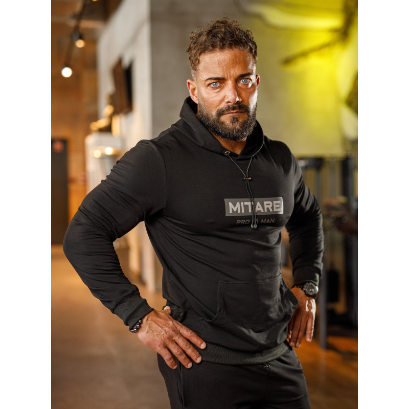 Sweat à capuche K103 noir MITARE PRO MAN