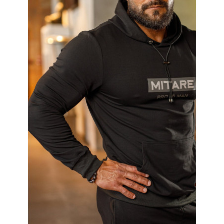 Sweat à capuche K103 noir MITARE PRO MAN