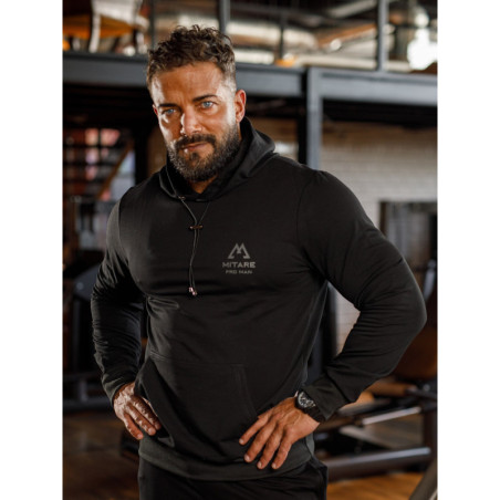 Sweat à capuche K088 noir MITARE PRO MAN