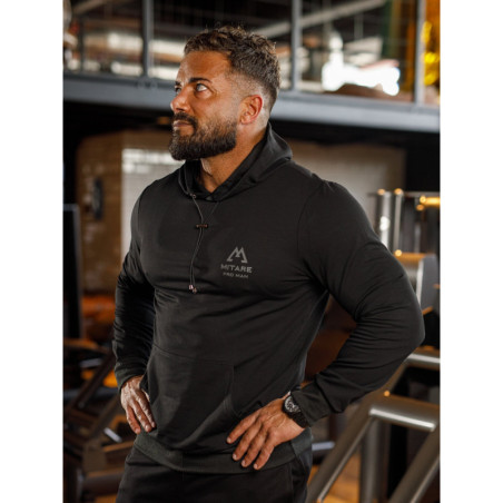Sweat à capuche K088 noir MITARE PRO MAN