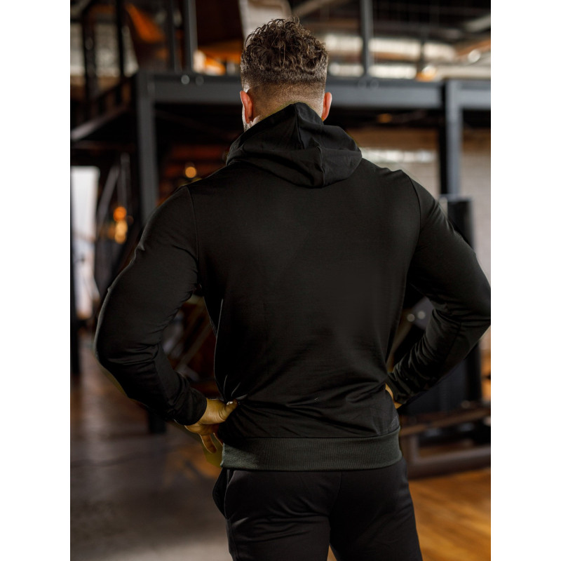 Sweat à capuche K088 noir MITARE PRO MAN