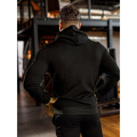 Sweat à capuche K088 noir MITARE PRO MAN