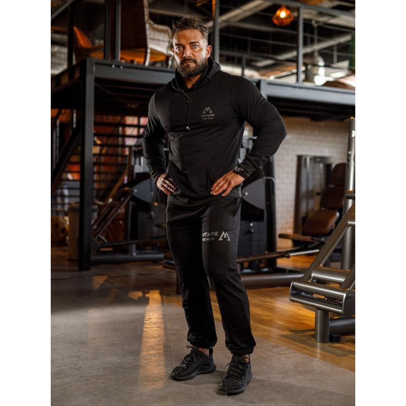 Sweat à capuche K088 noir MITARE PRO MAN