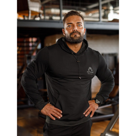 Sweat à capuche K088 noir MITARE PRO MAN