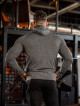 Sweat à capuche K085 gris MITARE PRO MAN