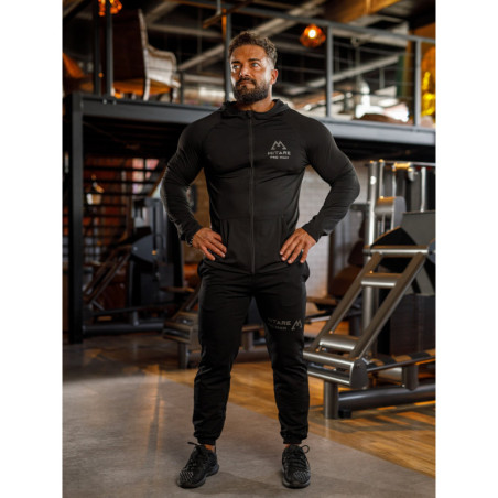 Sweat à capuche K085 noir MITARE PRO MAN