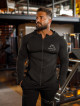 Sweat à capuche K085 noir MITARE PRO MAN