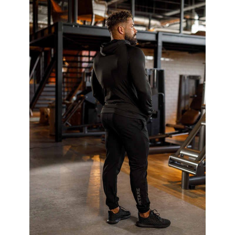 Sweat à capuche K085 noir MITARE PRO MAN