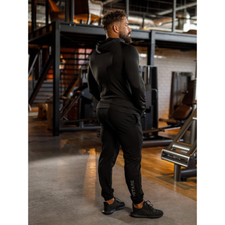 Sweat à capuche K085 noir MITARE PRO MAN