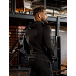 Sweat à capuche K085 noir MITARE PRO MAN 2