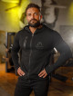 Sweat à capuche K085 noir MITARE PRO MAN