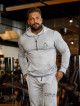Sweat à capuche K088 gris clair MITARE PRO MAN